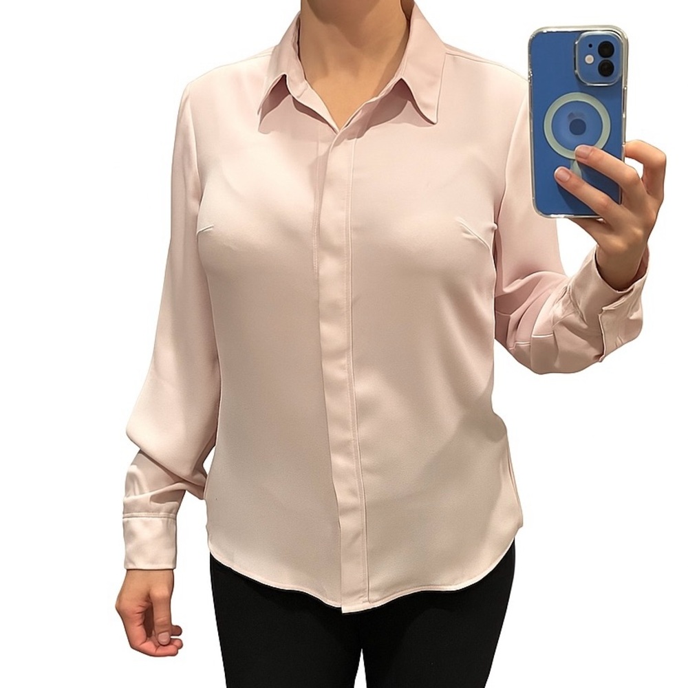 Elegant Pink Women's Blouse